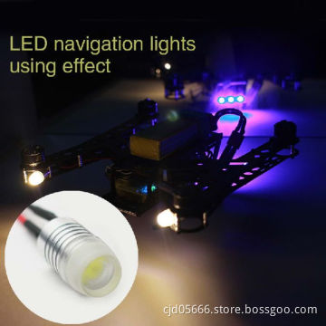 12V 1.5W Aluminum Alloy LED Night Lights Navigation Light for RC Multicopter / Airplanes/ QAV